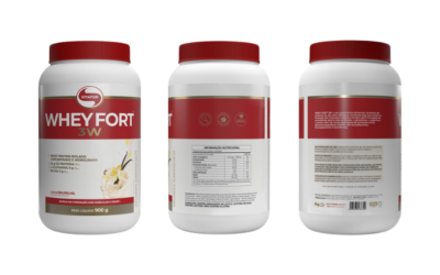 Whey fort 3W - Vitafor (900g) - Imagem 3