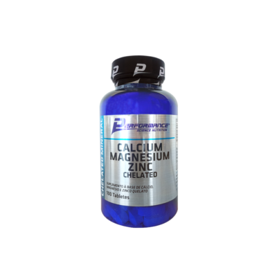 Cálcio Magnésio Zinco Quelato - Performance Nutrition (100 tabletes)