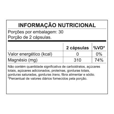Magnésio 3x - Dorph (60caps)
