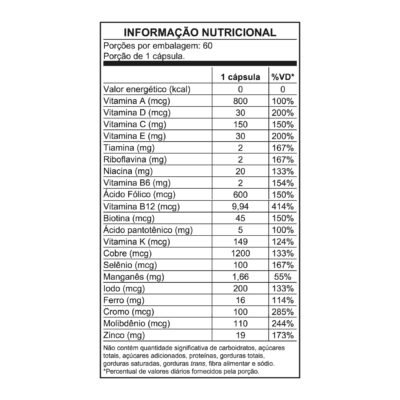 Multivitamínico - Dorph (60caps)