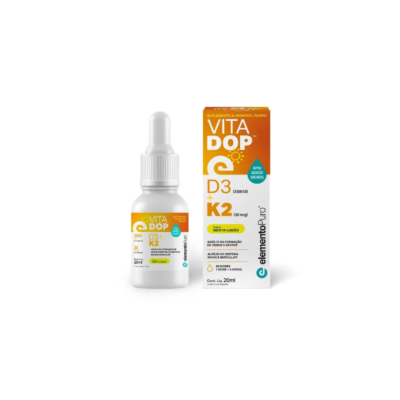 VITADOP D3 + K2 em gotas sabor - Elemento Puro (20ml)