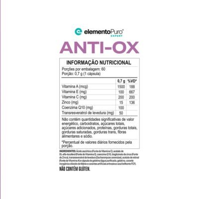 ANTI-OX - Elemento Puro (60caps)