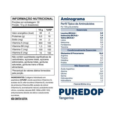 PUREDOP Colágeno Hidrolisado -  Elemento Puro (300g)