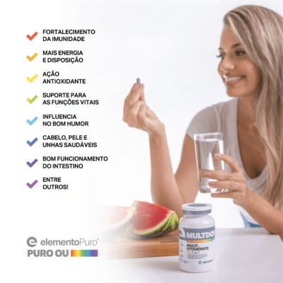 MULTDOP - Elemento Puro (60caps) - Imagem 3