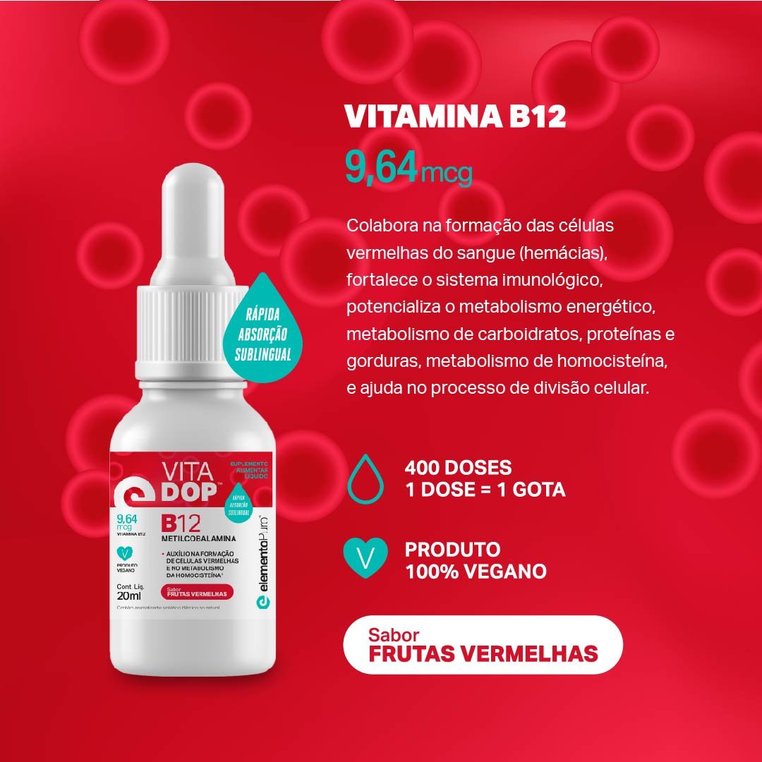 VITADOP B12  - Elemento Puro (20ml) - Imagem 3